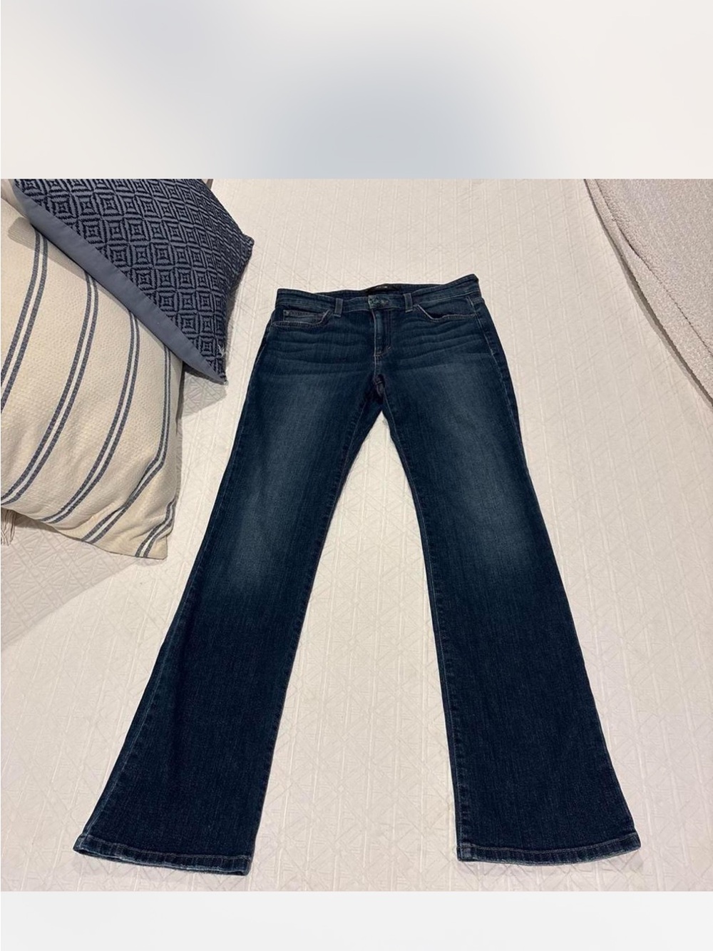 Women's Dark Blue Flared Jeans